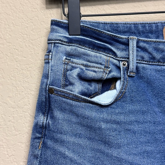 Driftwood Light Wash Meg Classic Fit Raw Hem Cropped Jeans Women’s 26 Button Fly - Picture 4 of 11